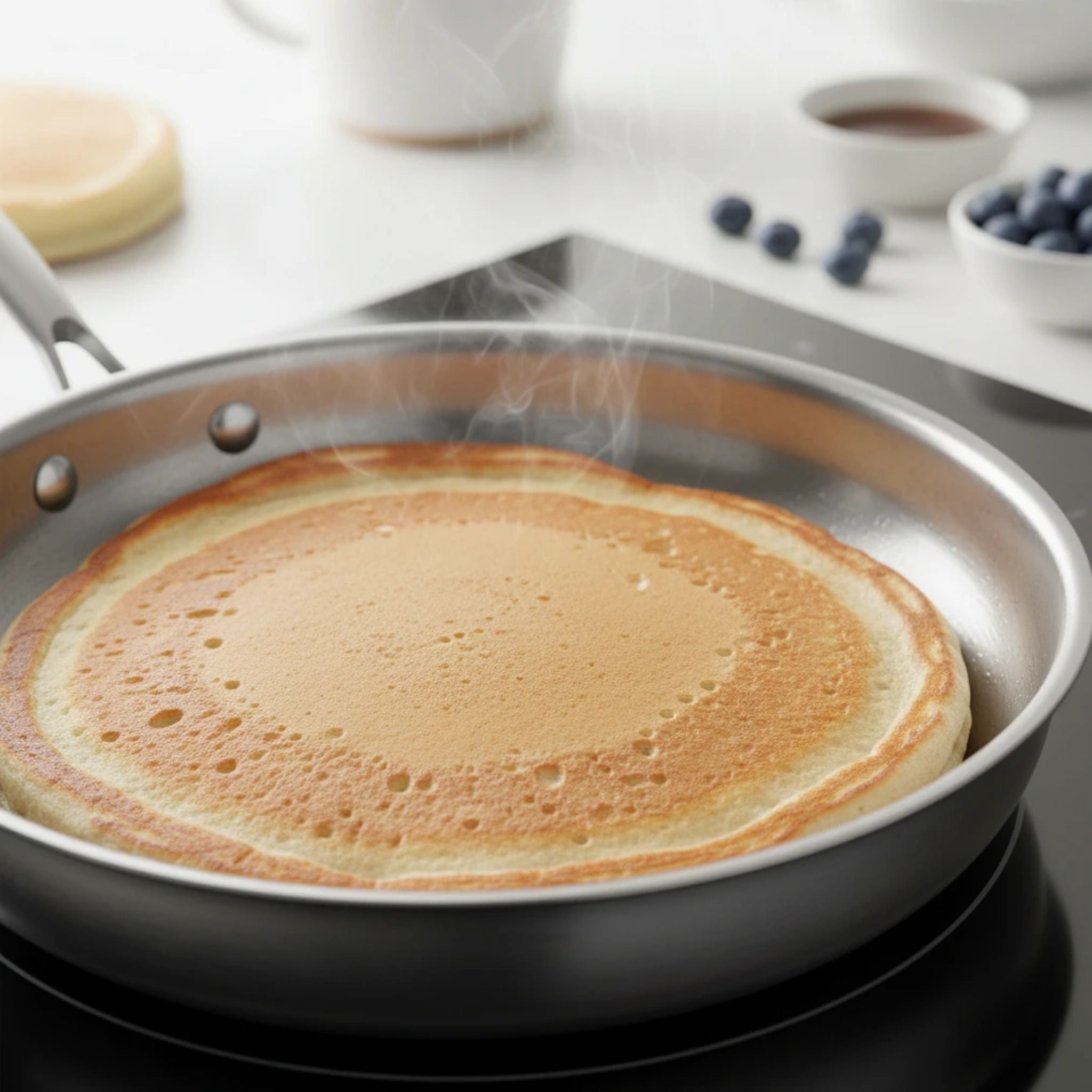 Titanium Hammered Pan + Lid