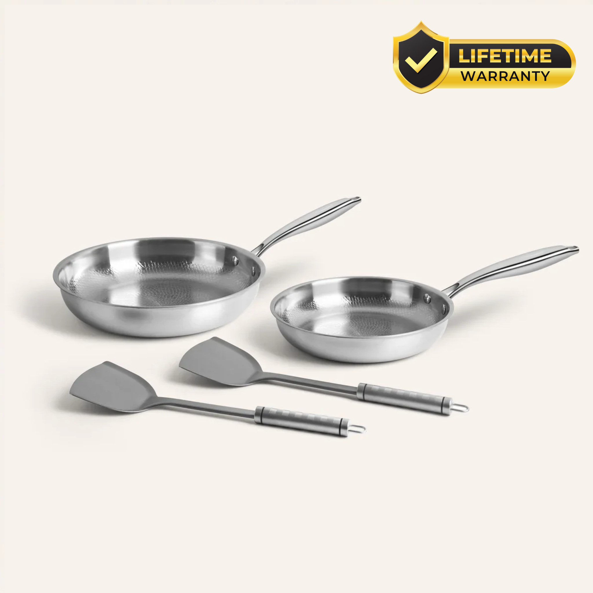 Titanium Hammered Pan Pro Duo Set