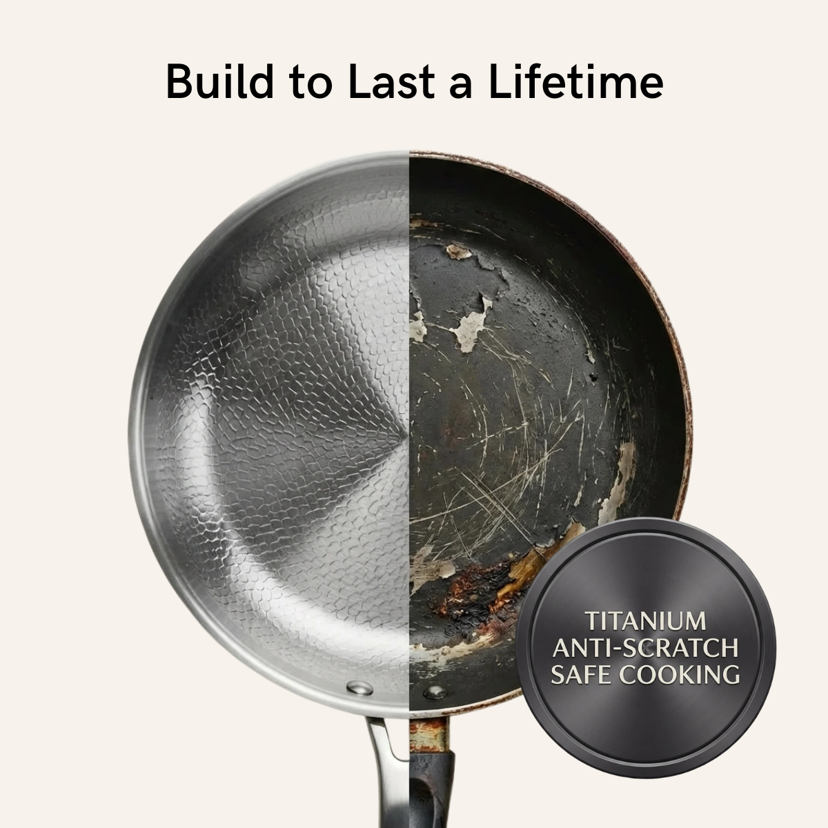 Titanium Hammered Pan Pro Duo Set